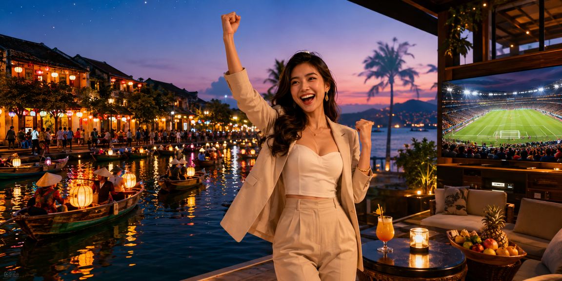Ánh đèn lồng Hội An về đêm phản chiếu không khí lễ hội cùng cộng đồng cá cược trực tuyến